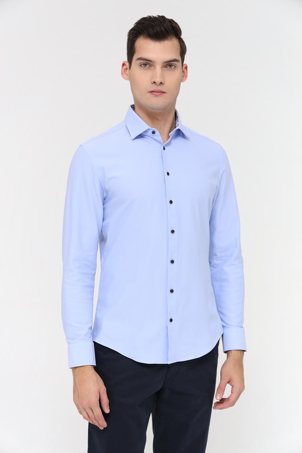 Рубашка дл Seidensticker голубая