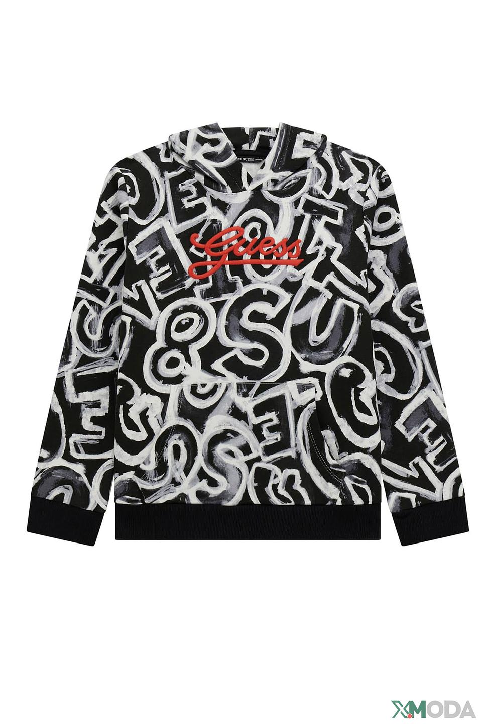Толстовка Guess с принтом граффити