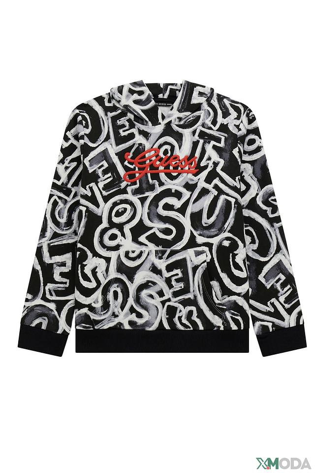 Толстовка Guess с принтом граффити