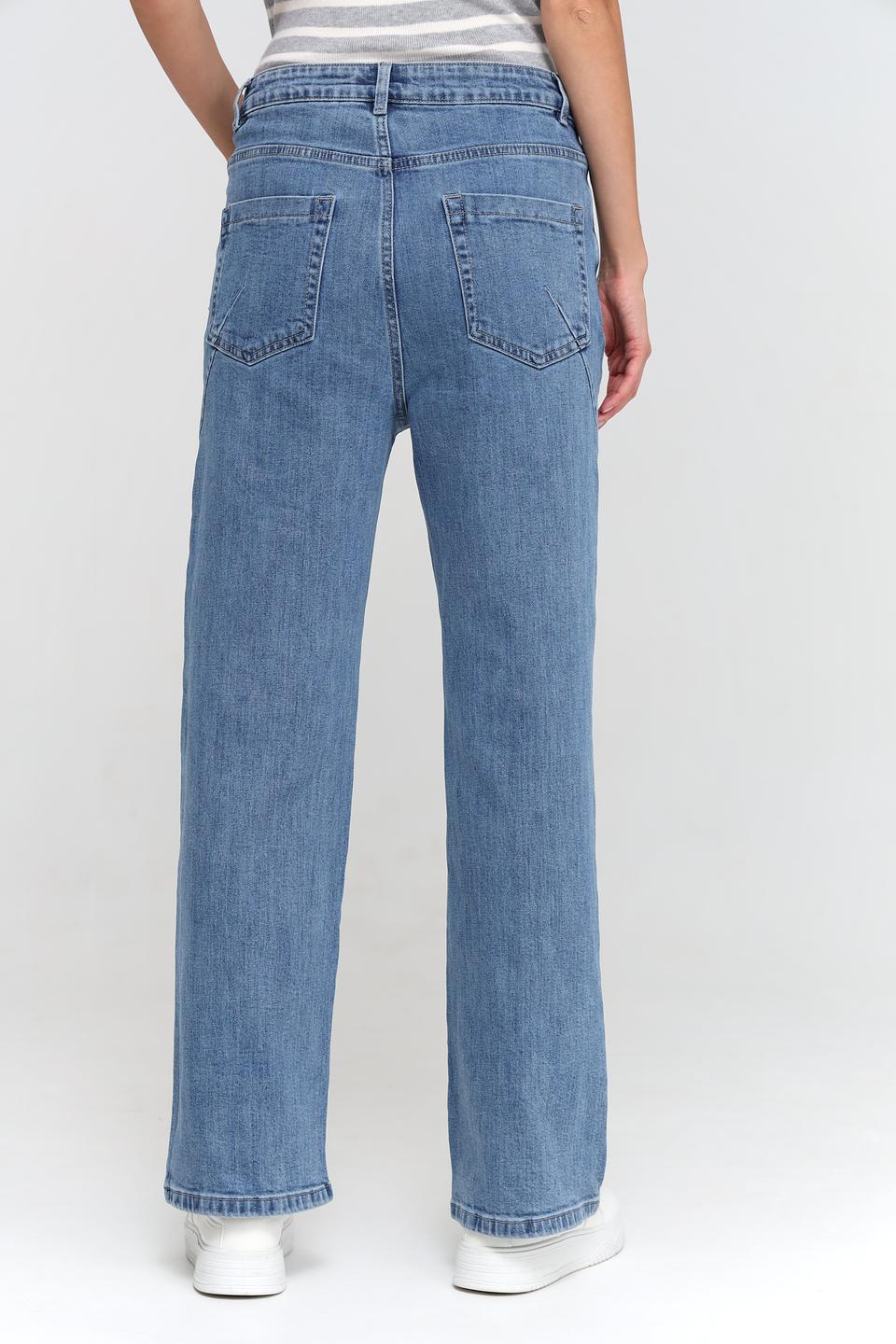 Джинсы UNQ широкие голубые