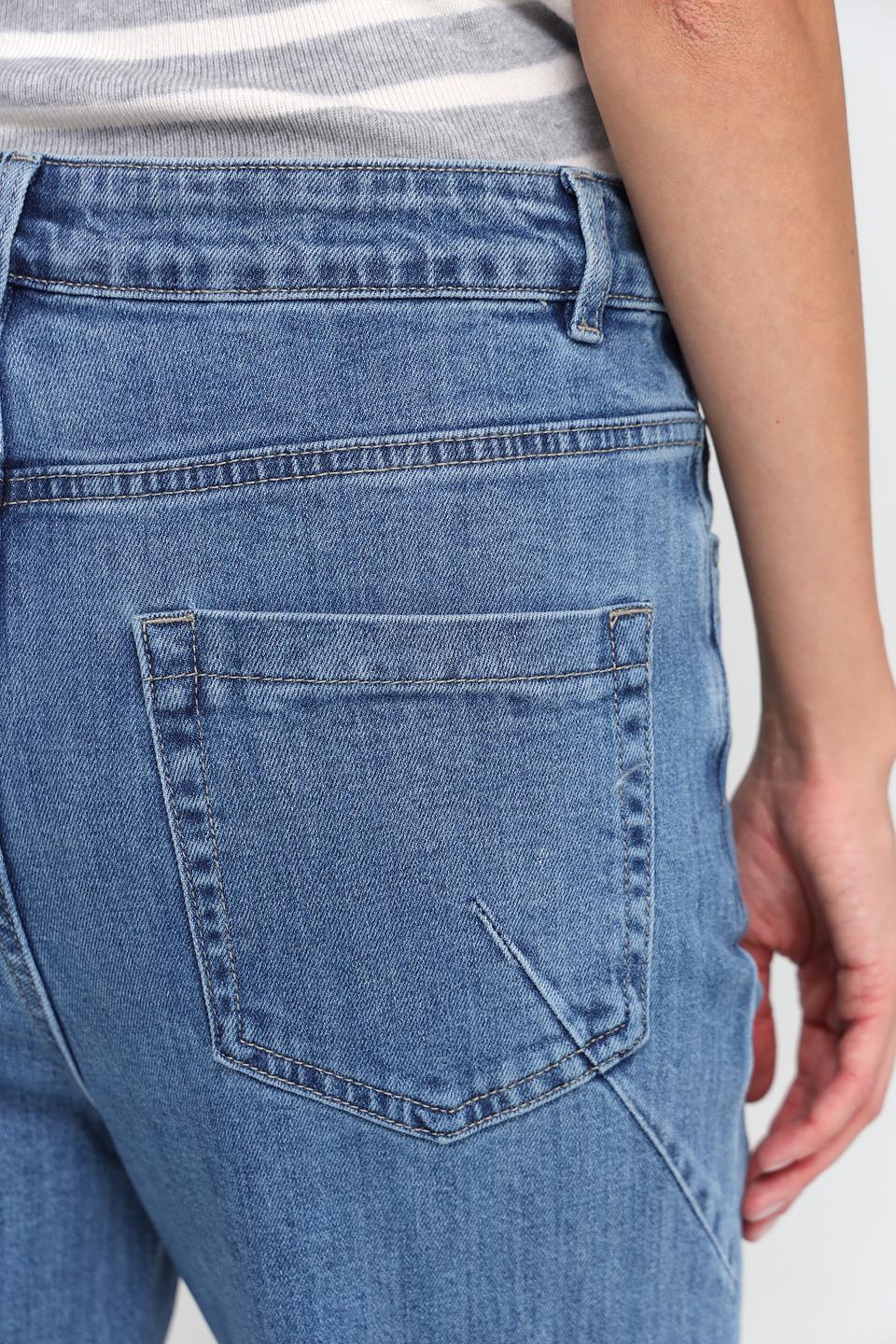 Джинсы UNQ широкие голубые