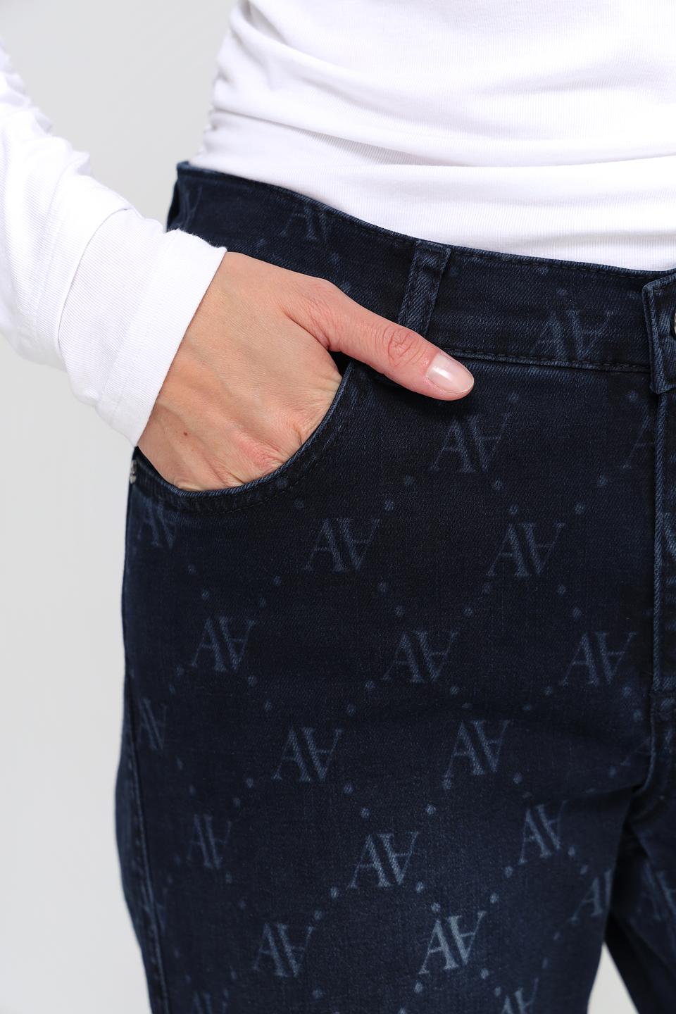 Джинсы Angels с логотипом, синие