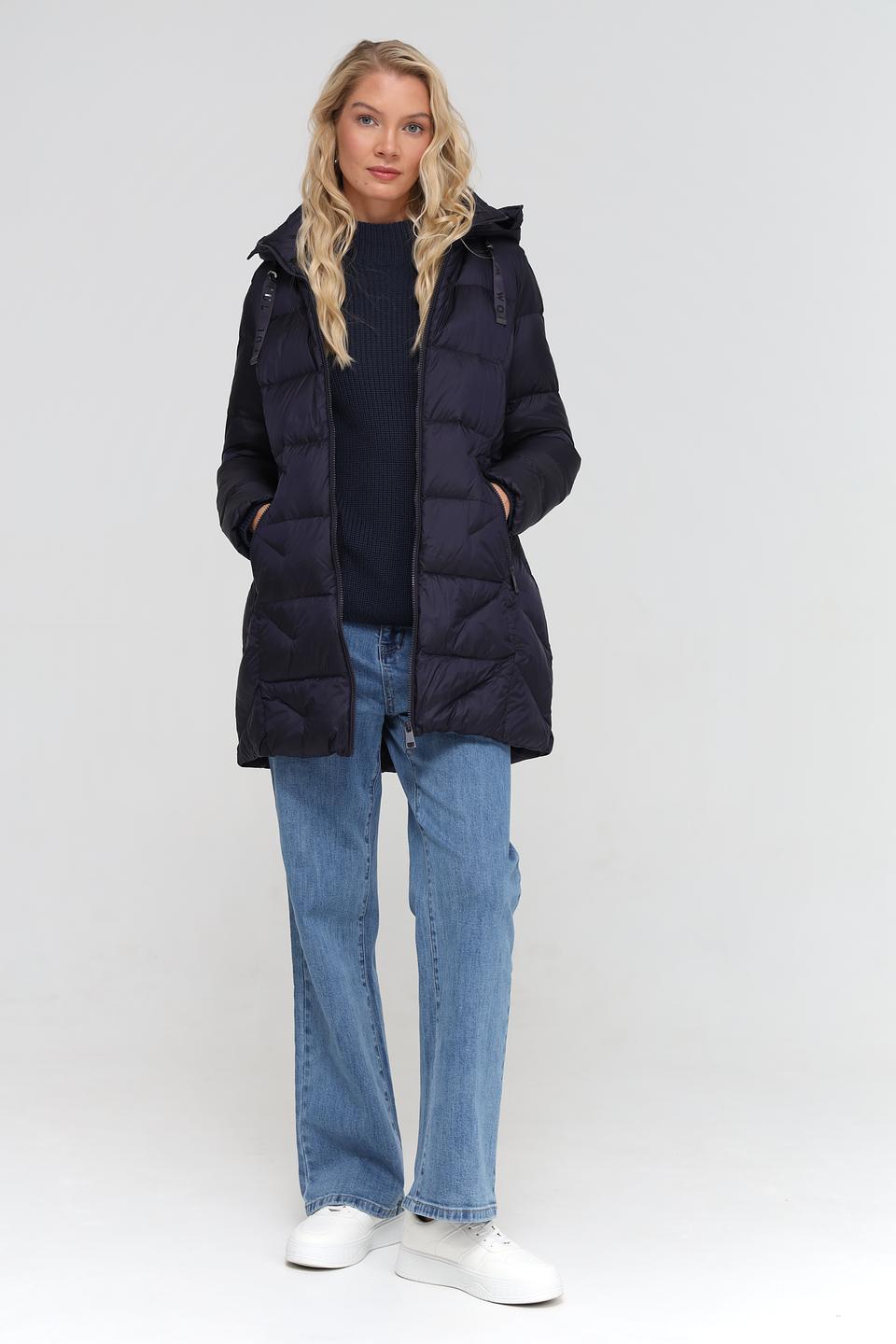 Куртка Barbara Lebek стеганая тёмно-синяя