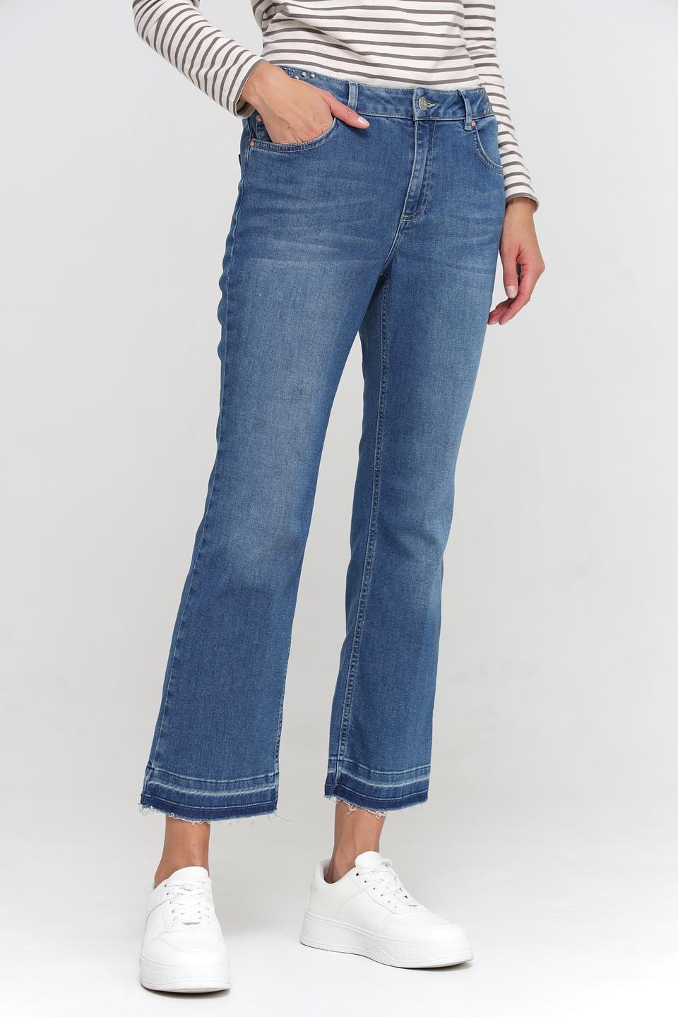 Джинсы Oui клеш синие