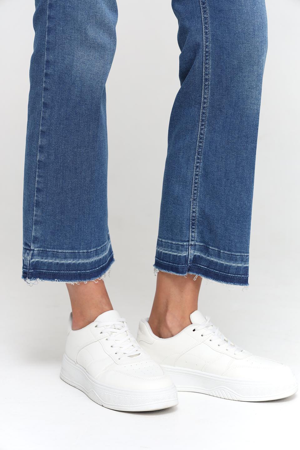 Джинсы Oui клеш синие