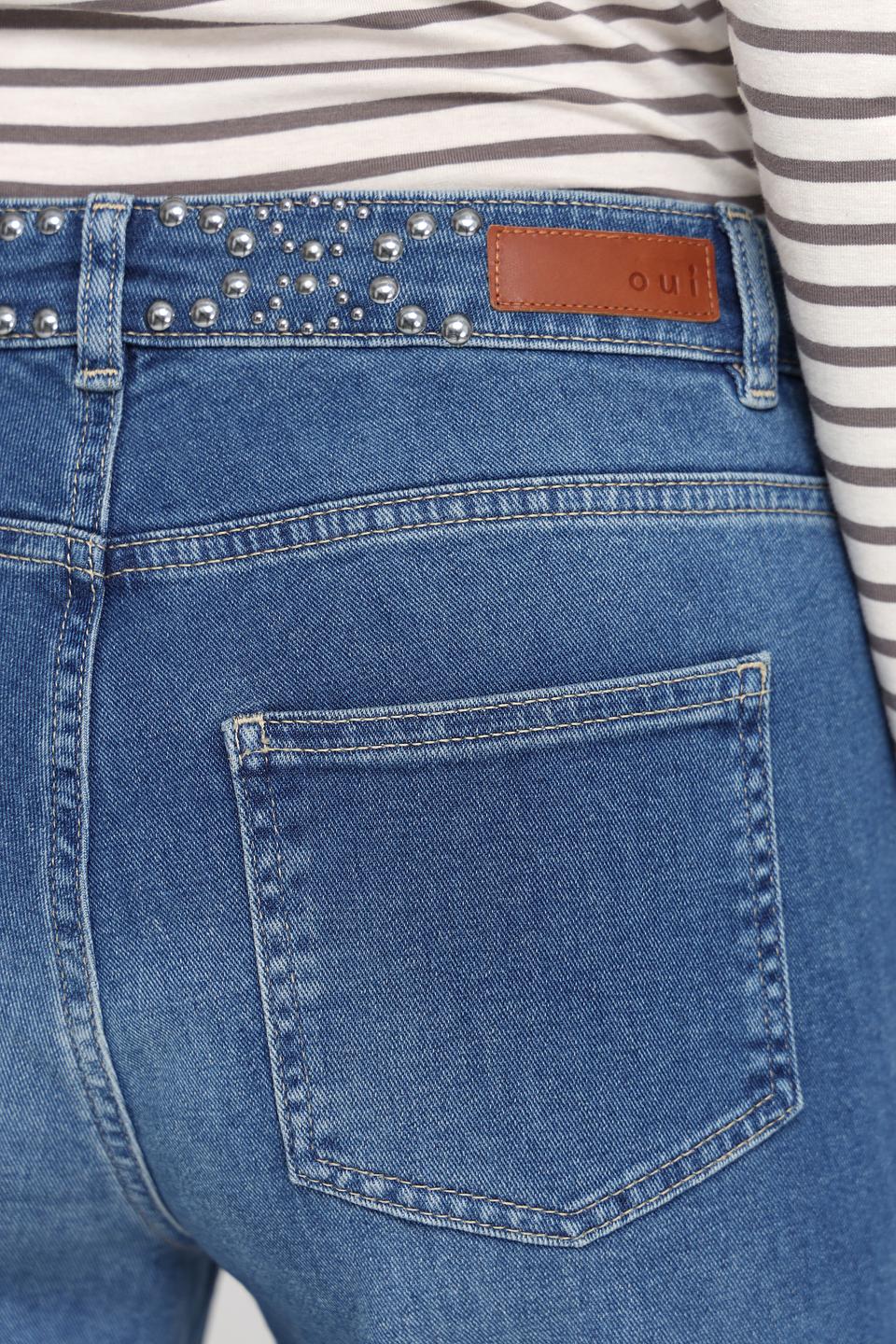 Джинсы Oui клеш синие