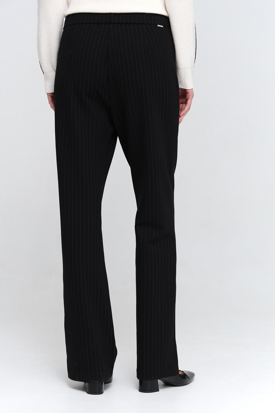Брюки Ppep. в полоску черные