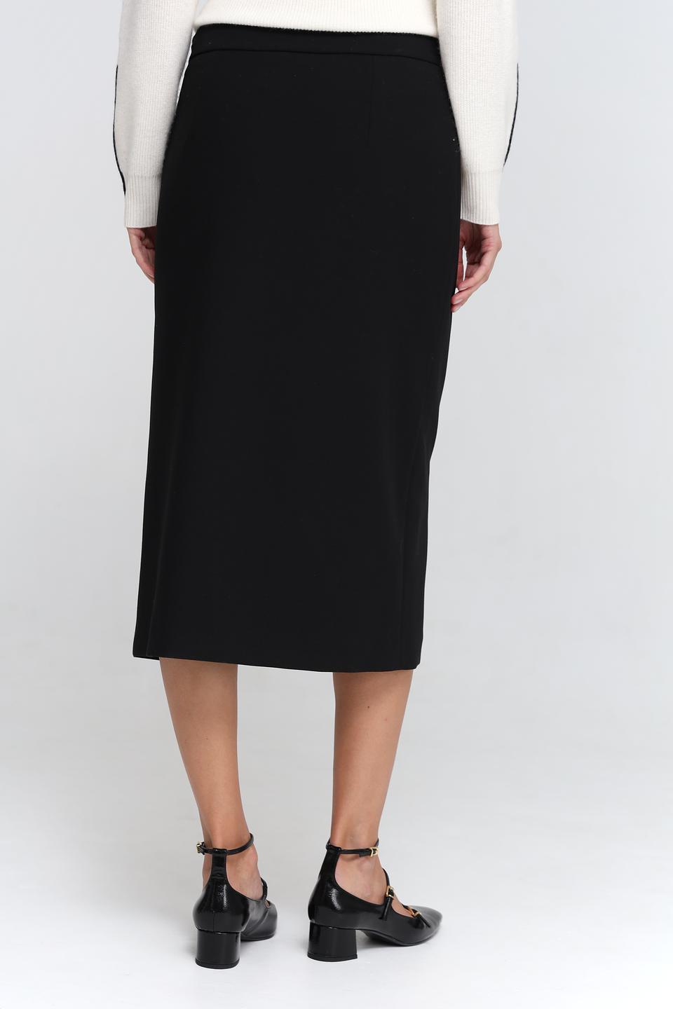 Юбка Gardeur чёрная с разрезом