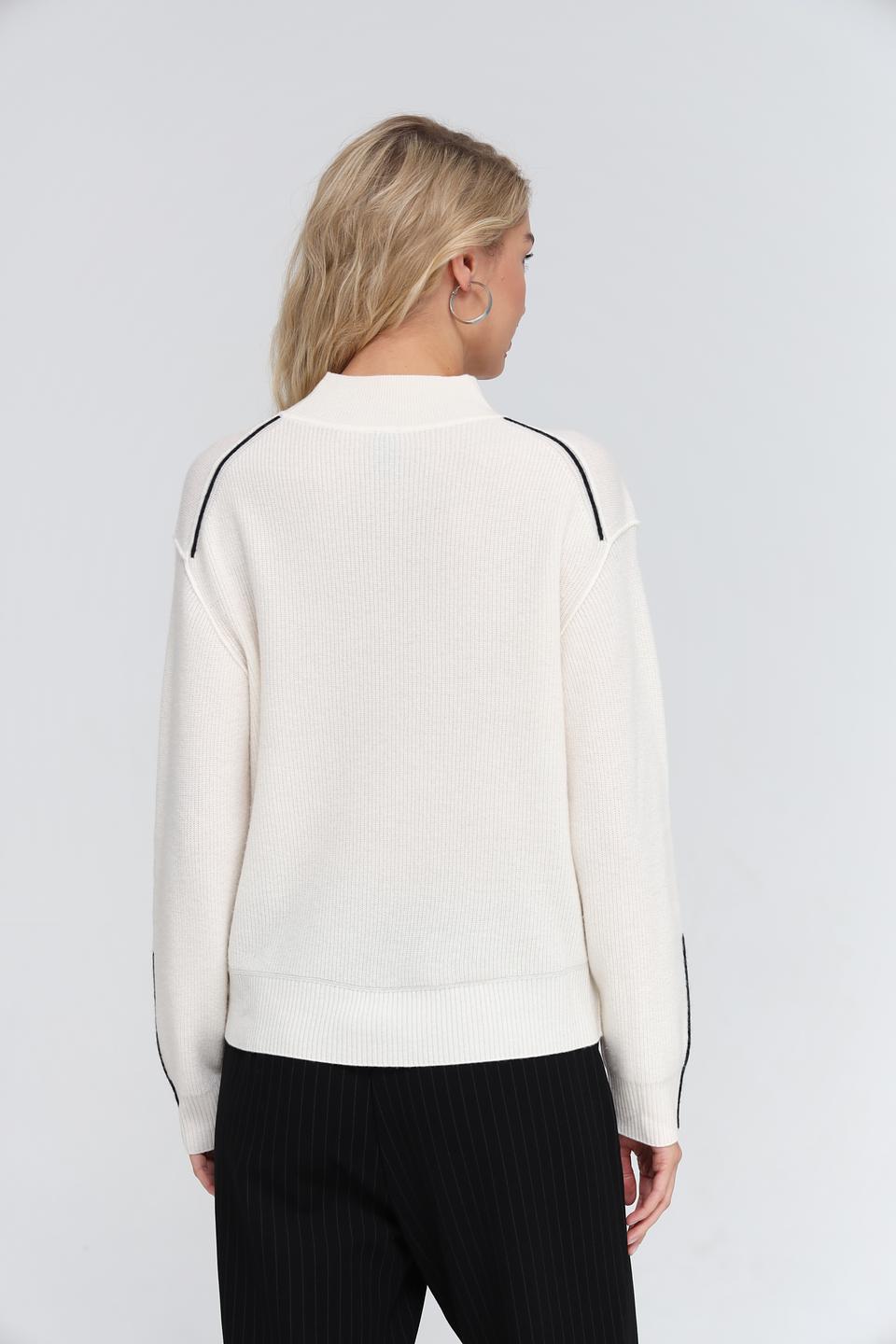 Пуловер Marc Cain кремовый с полосками