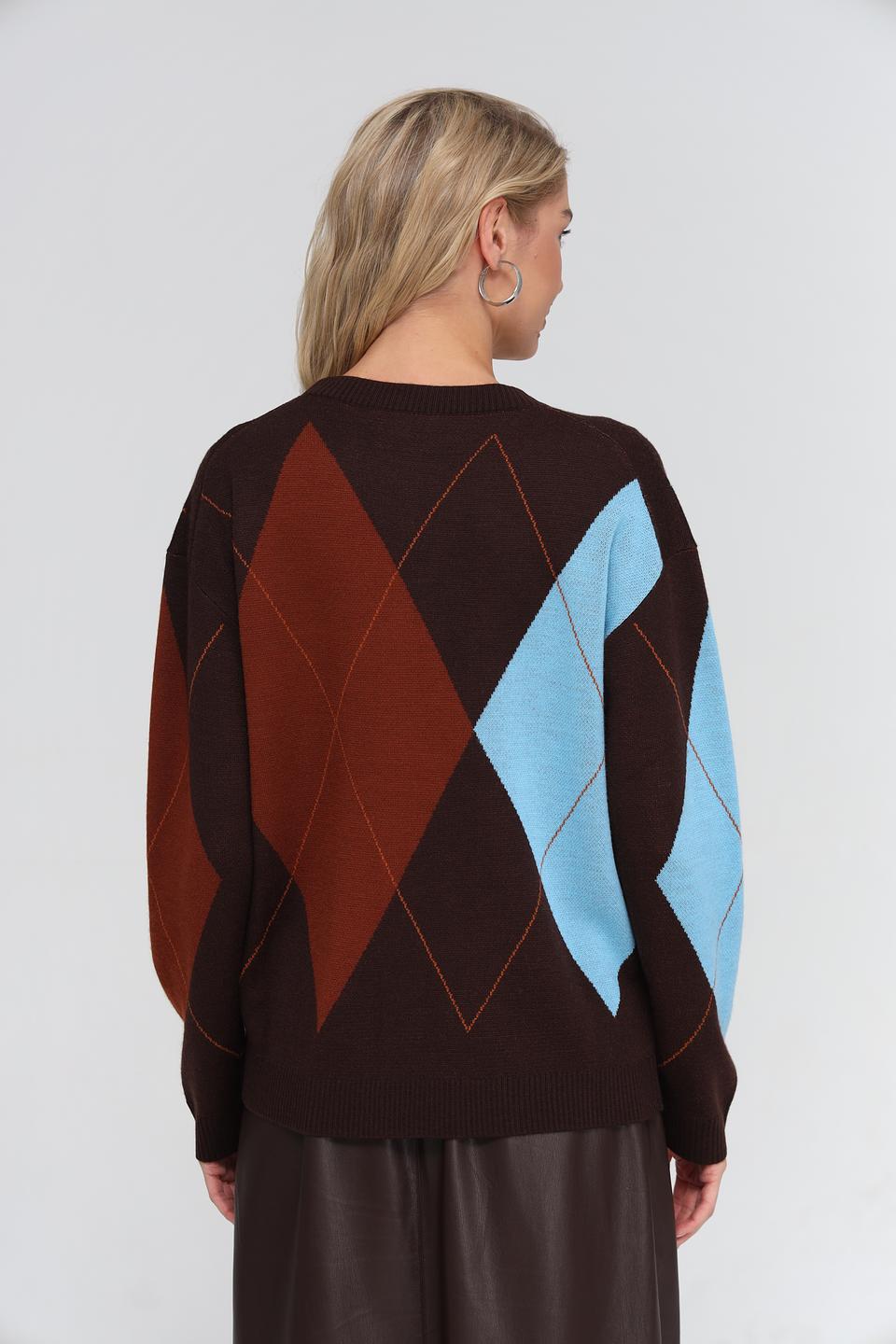 Жакет UNQ женский в ромбик