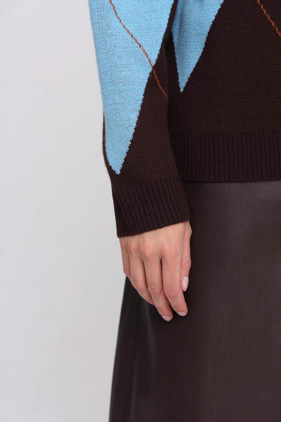 Жакет UNQ женский в ромбик