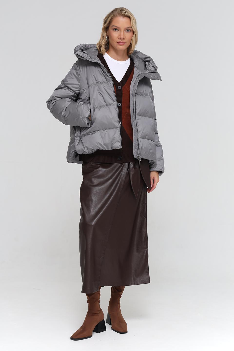 Куртка Luisa Cerano серая стеганая