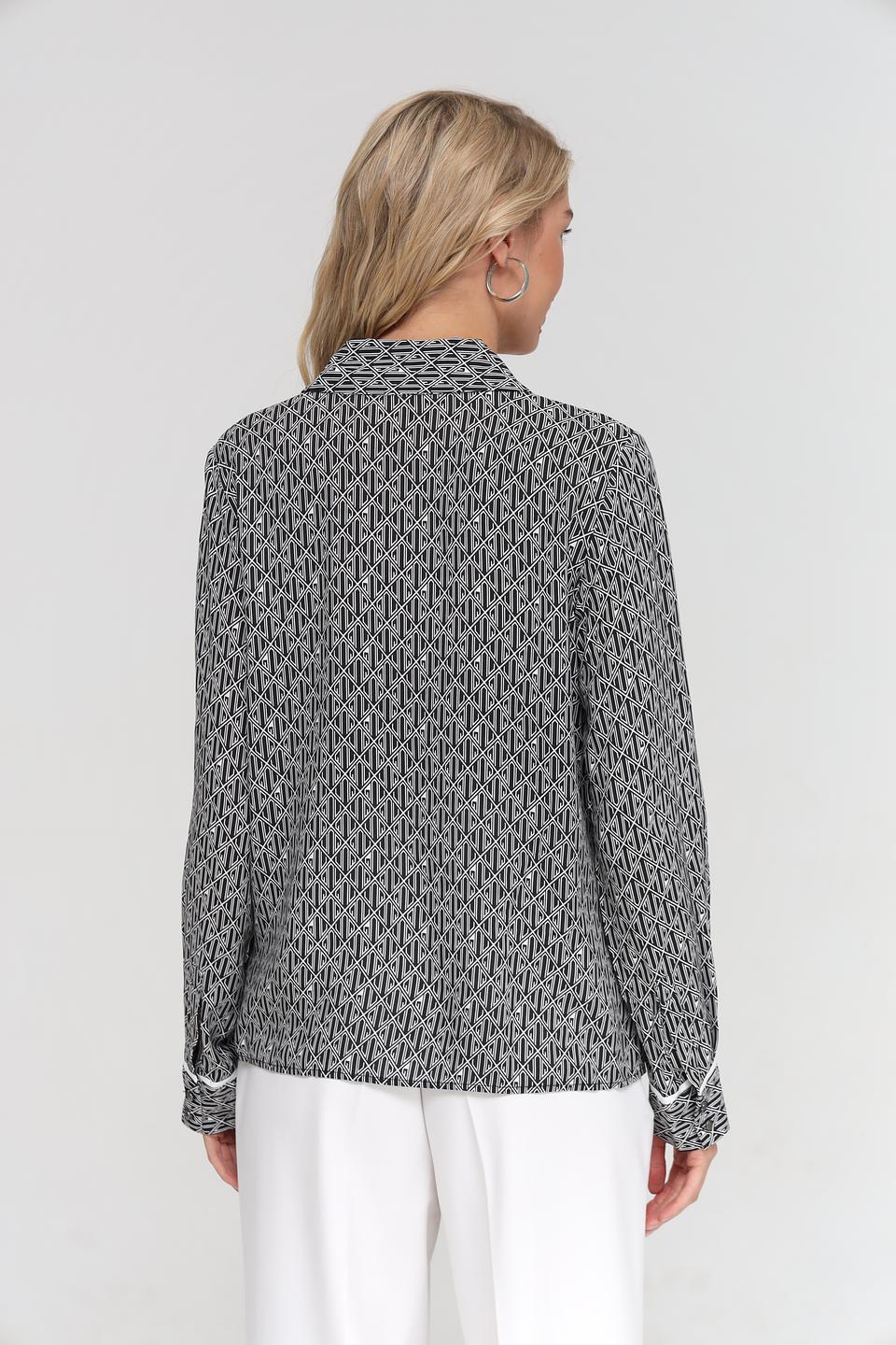 Блуза UNQ с геометрическим принтом