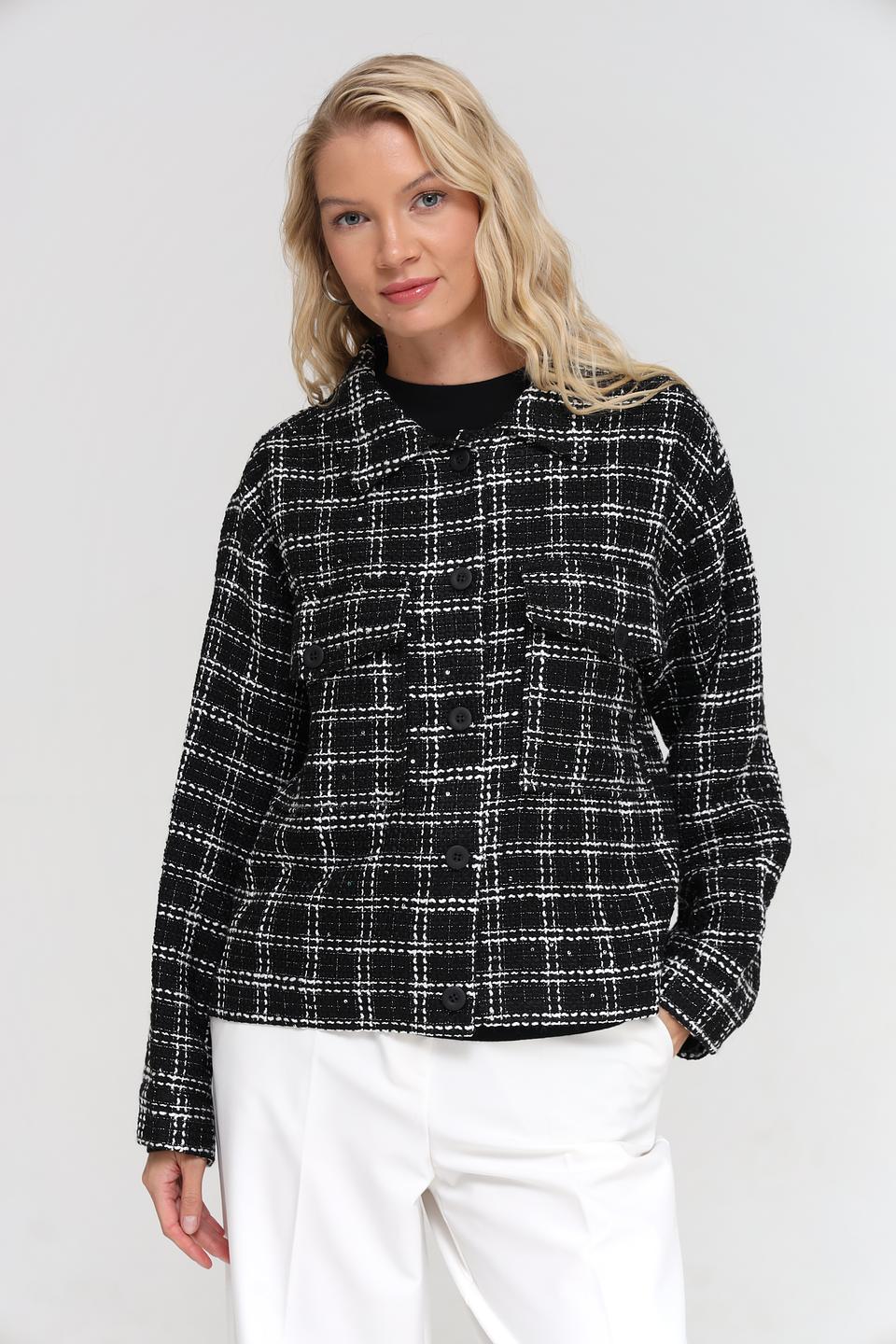 Жакет UNQ в клетку