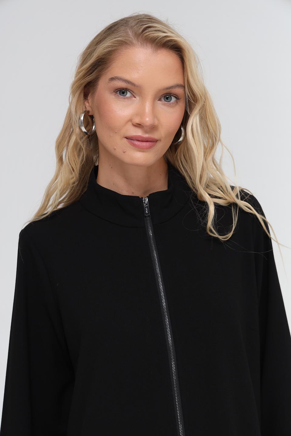 Платье UNQ чёрное с молнией