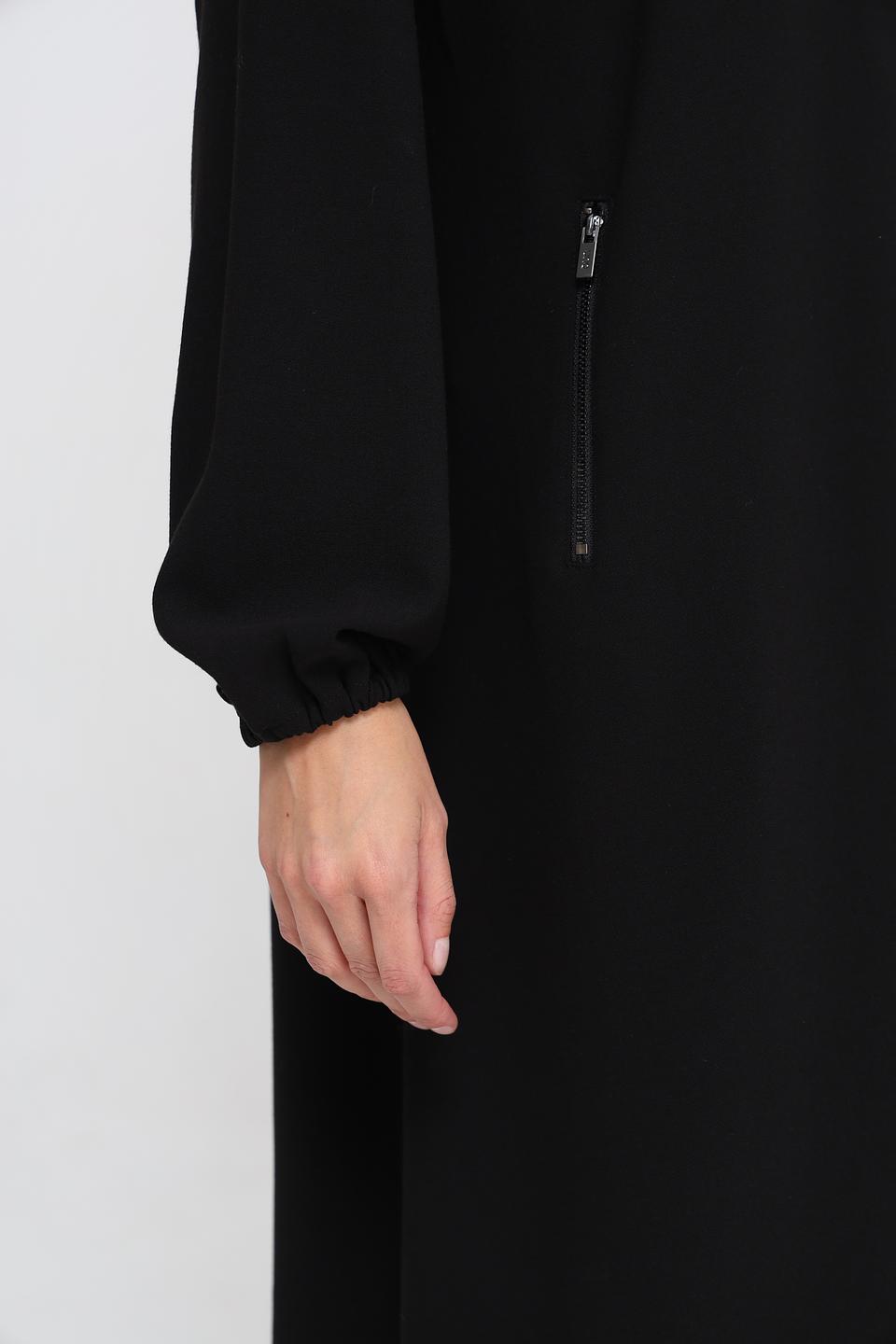 Платье UNQ чёрное с молнией