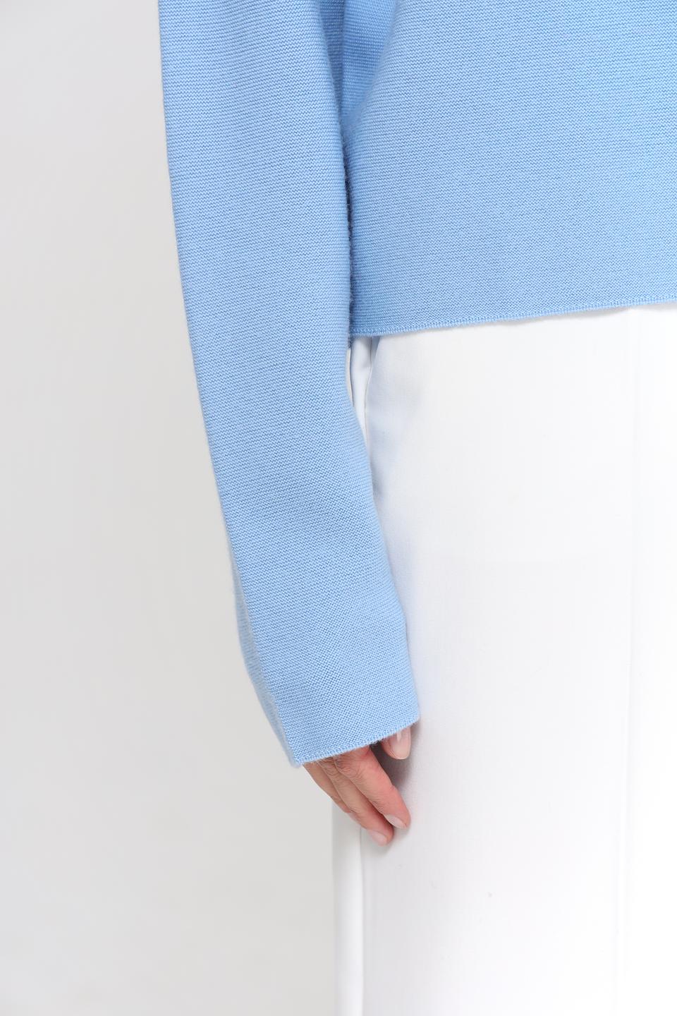 Пуловер UNQ женский голубой