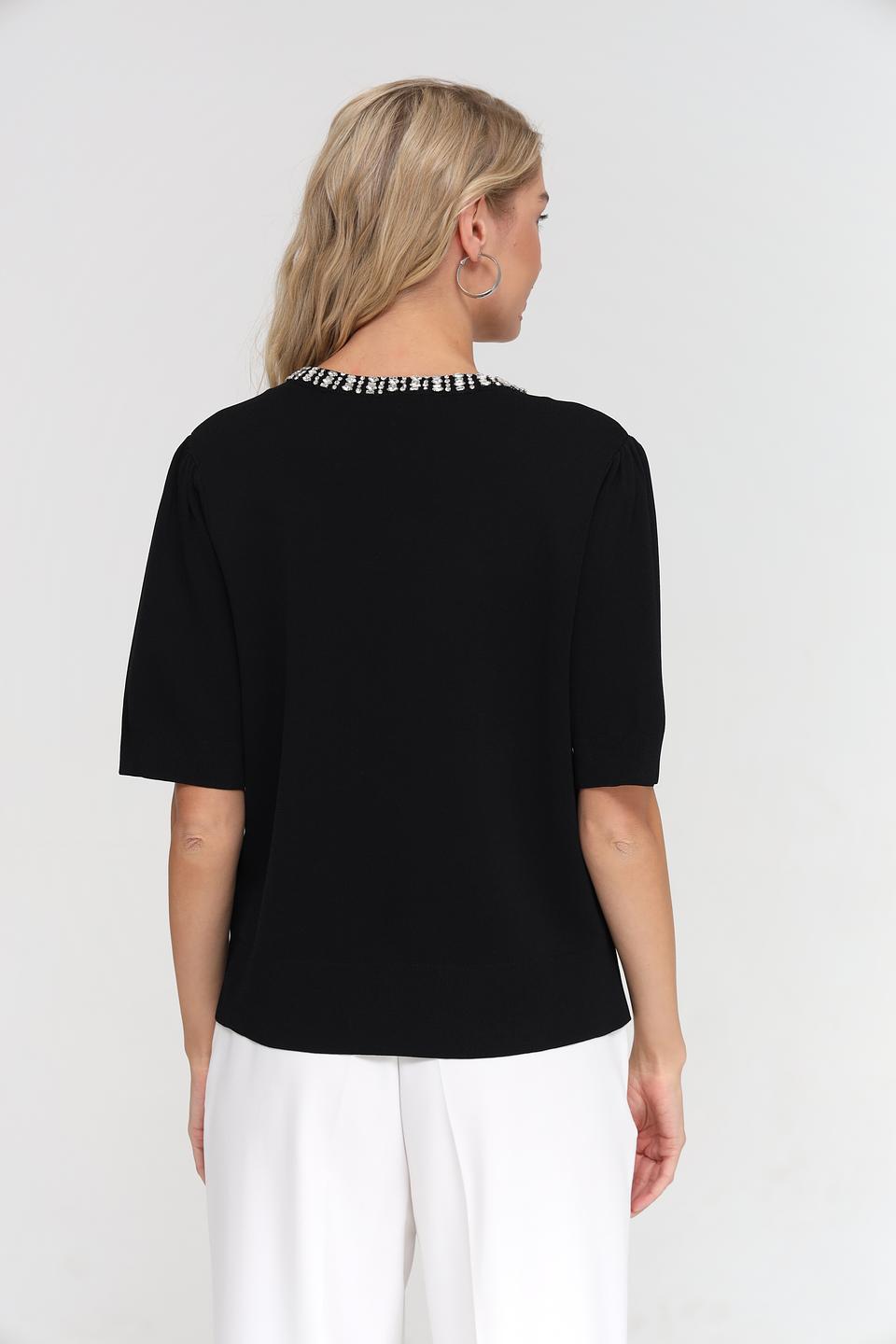 Жакет UNQ с жемчужным декором