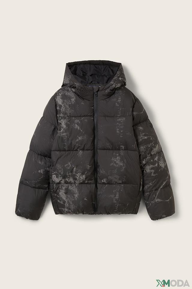 Куртка Tom Tailor с принтом серый