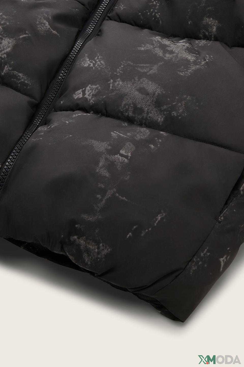 Куртка Tom Tailor с принтом серый