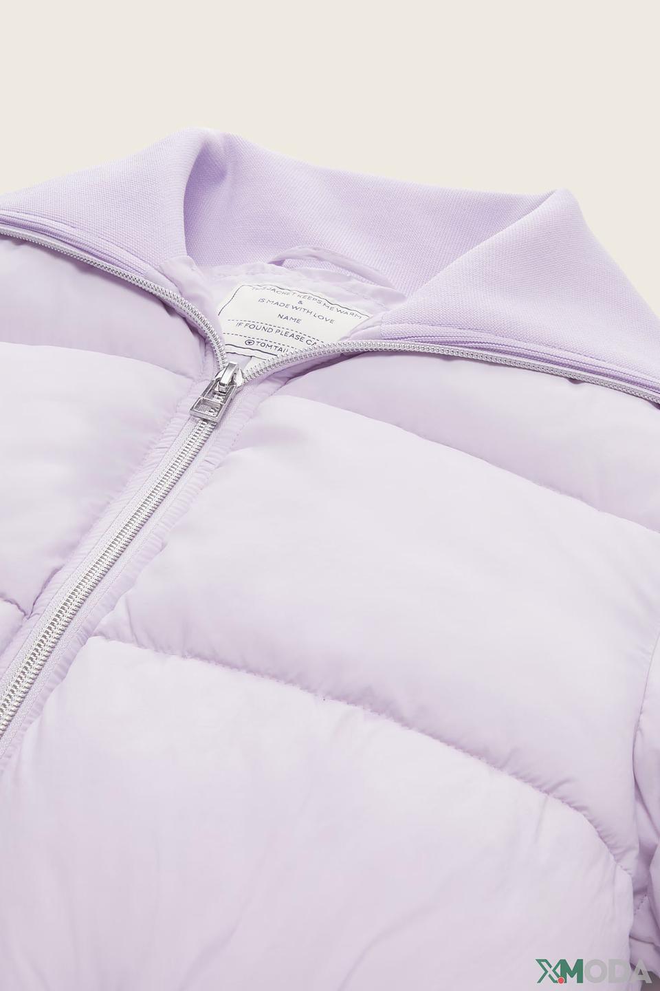 Куртка стеганая Tom Tailor лавандовая