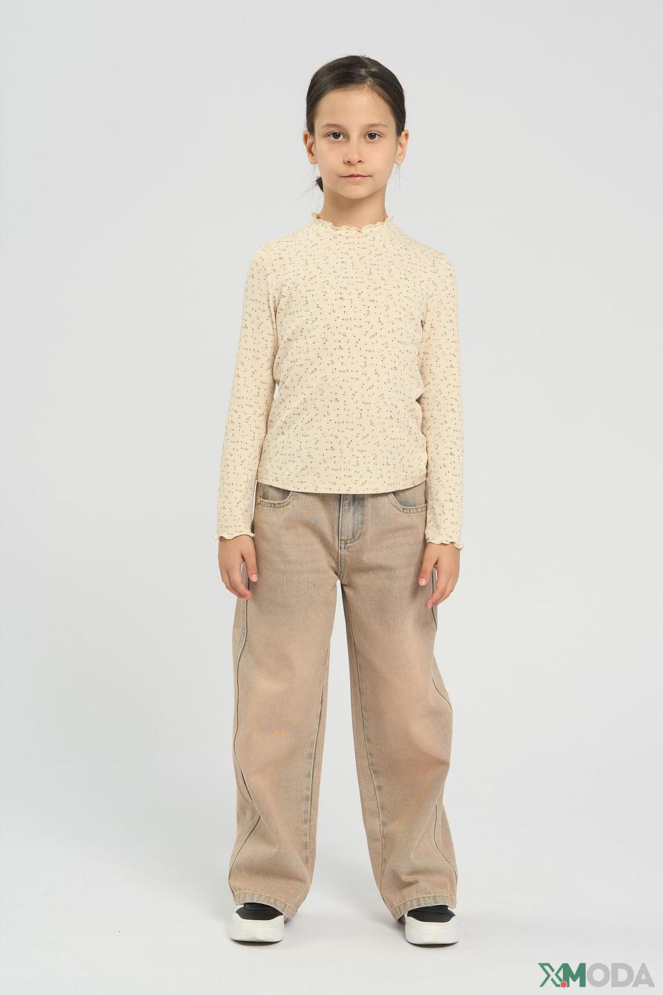 Джинсы Choupette широкие бежевые