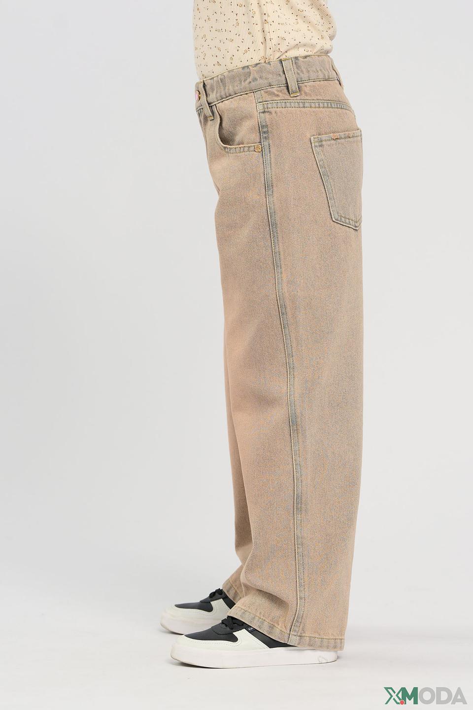 Джинсы Choupette широкие бежевые