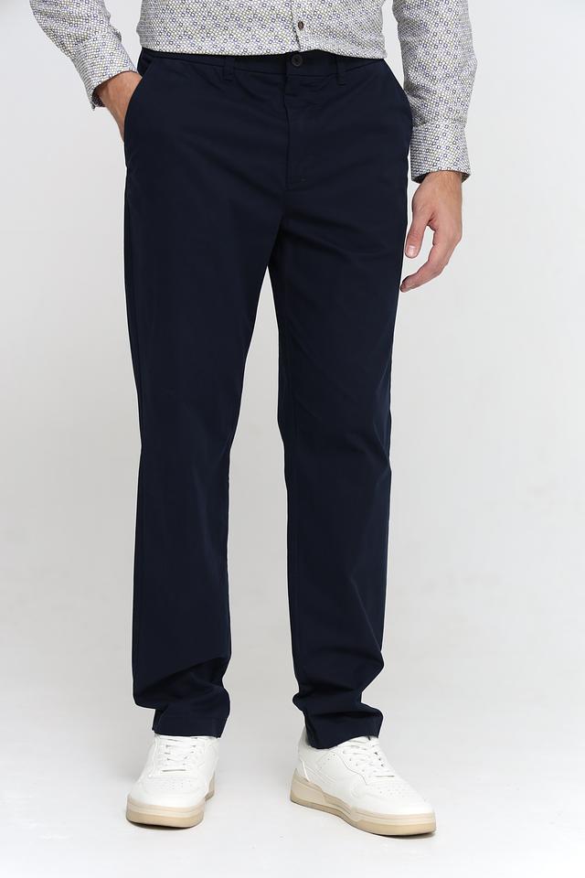 Брюки классические Tom Tailor темно-синие