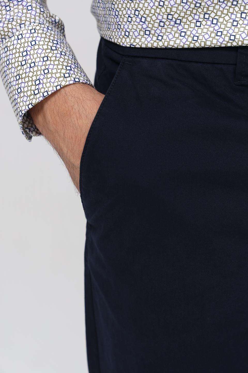 Брюки классические Tom Tailor темно-синие