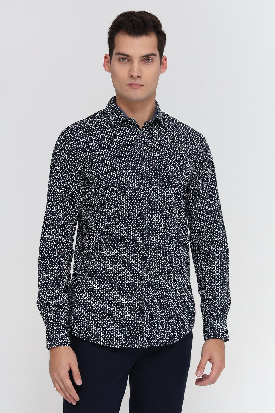 Рубашка дл Tom Tailor в мелкий принт