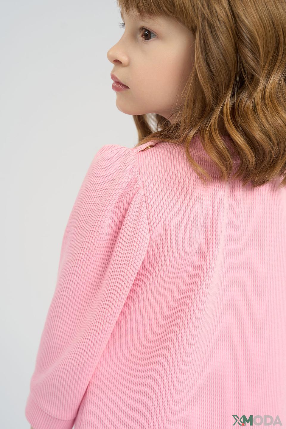 Платье Choupette с щенком розовое