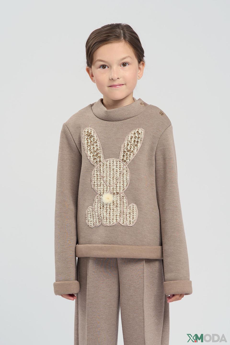 Джемпер Choupette с зайчиком бежевый