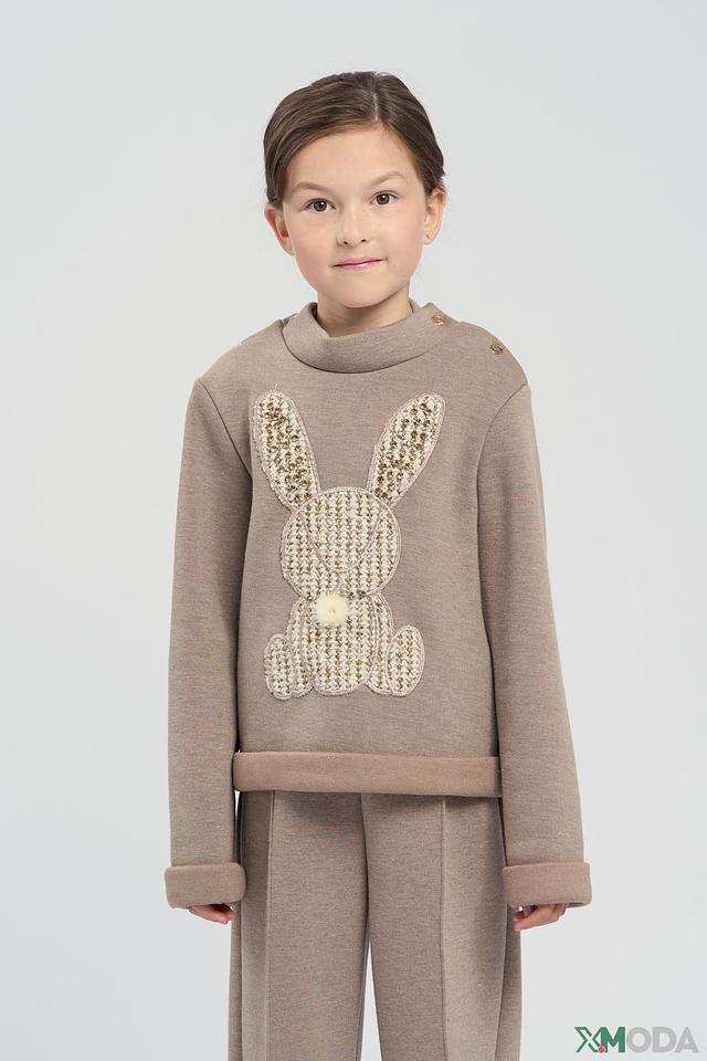 Джемпер Choupette с зайчиком бежевый