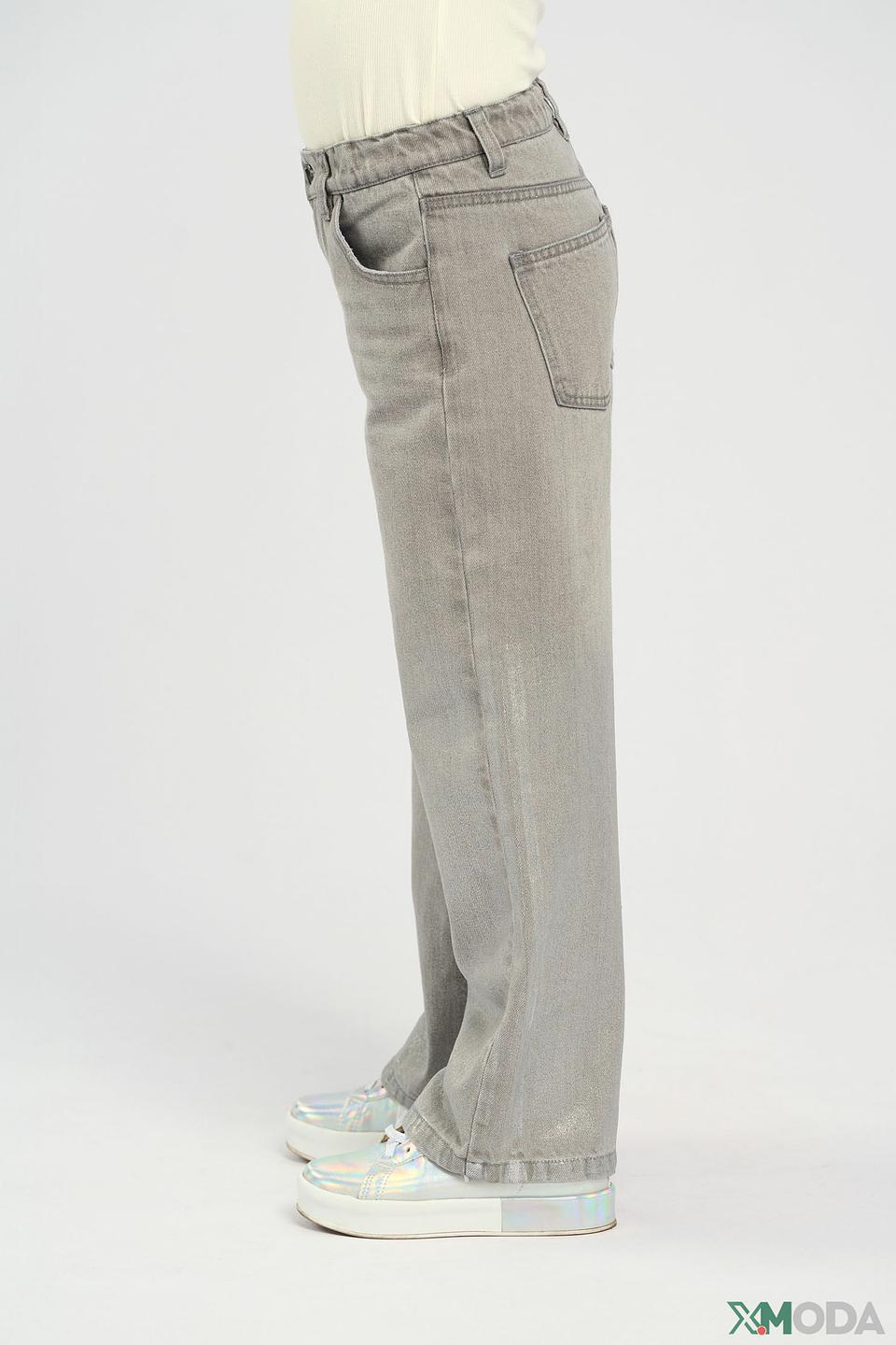 Джинсы Choupette серые широкие