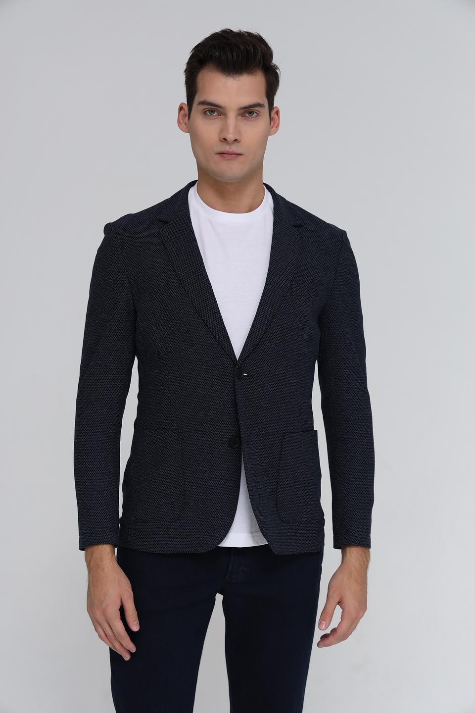 Пиджак Calamar мужской в мелкий принт