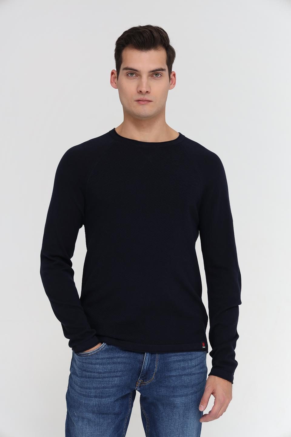 Джемпер Time Zone мужской тёмно-синий