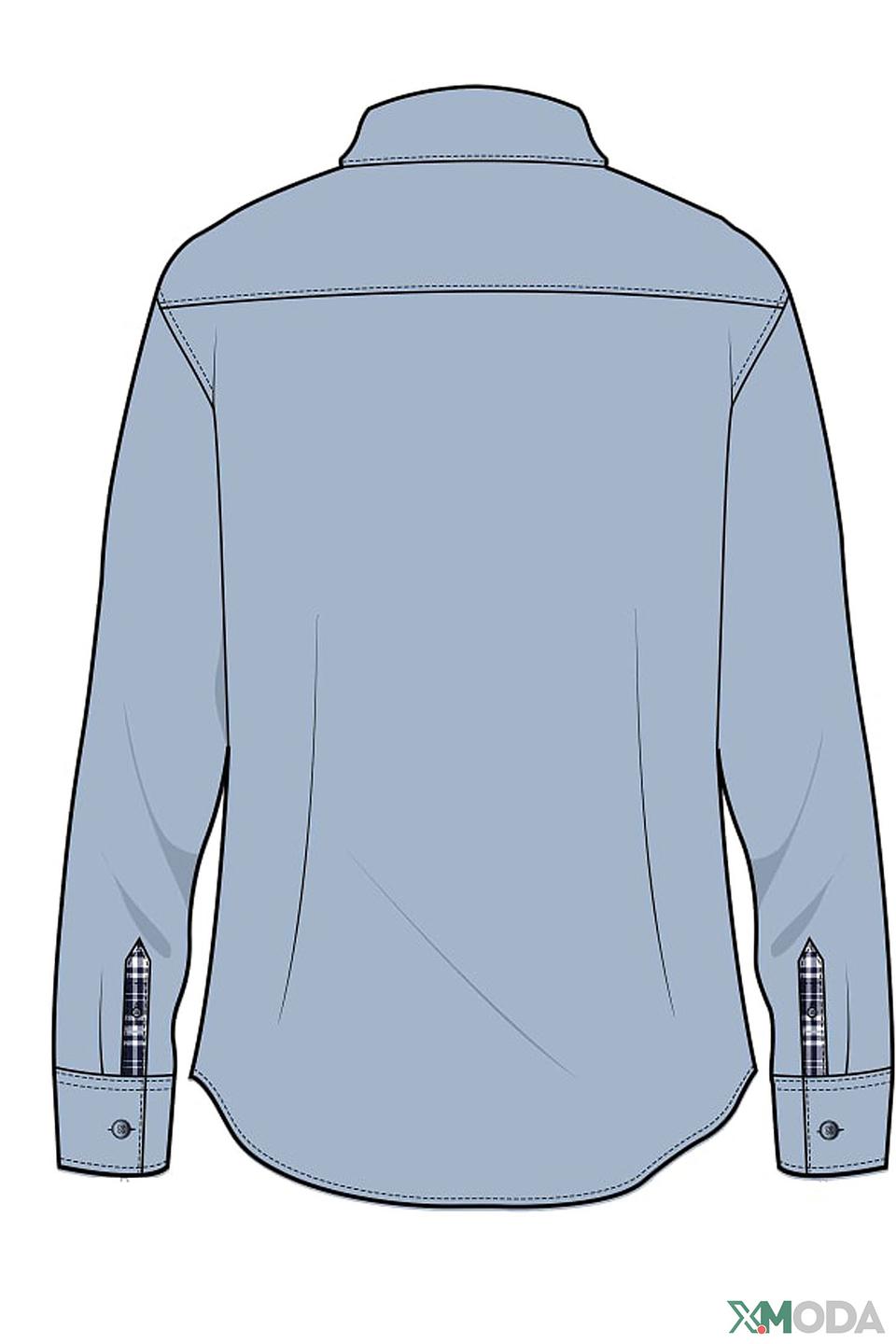 Рубашка Guess медвежонок светло-голубая