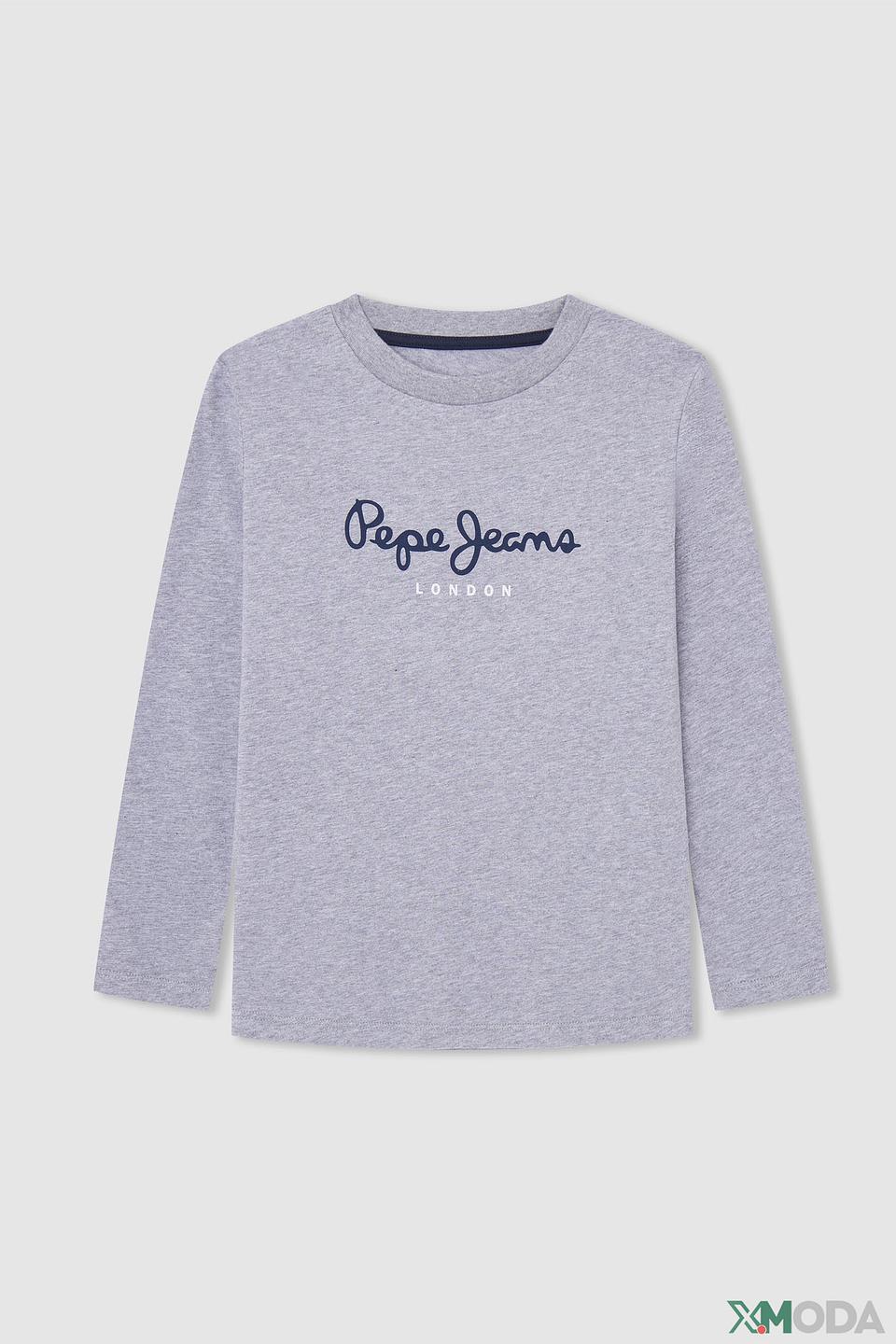 Футболка Pepe Jeans London серая