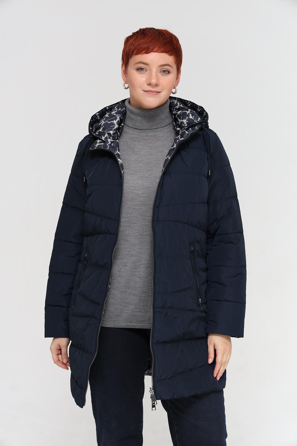 Куртка Lebek стеганая синяя