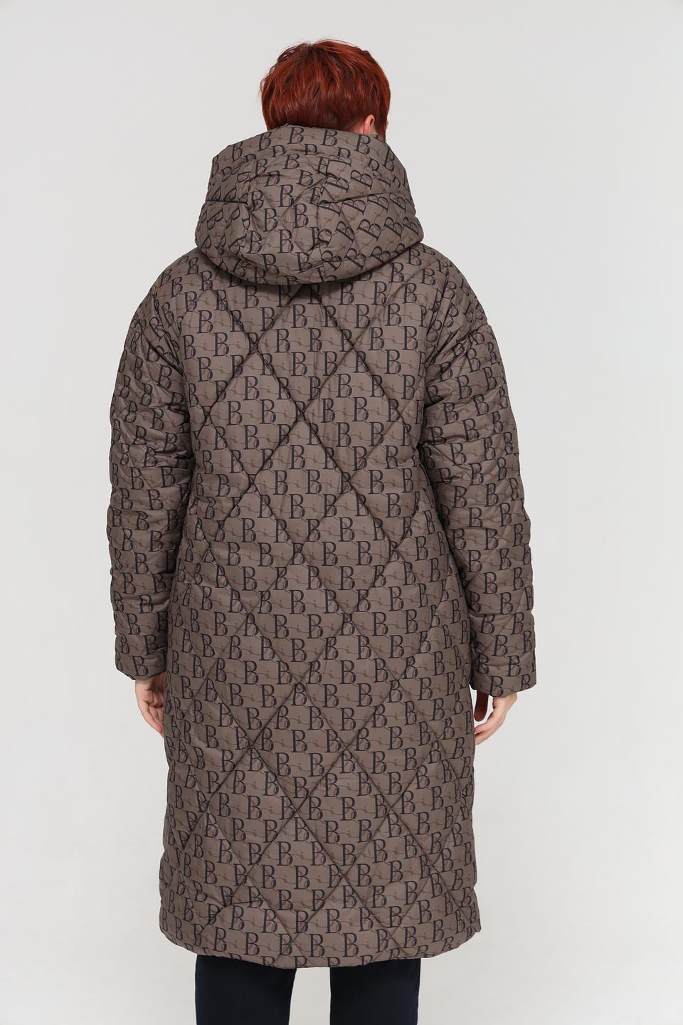 Пальто Beatris степлёное коричневое