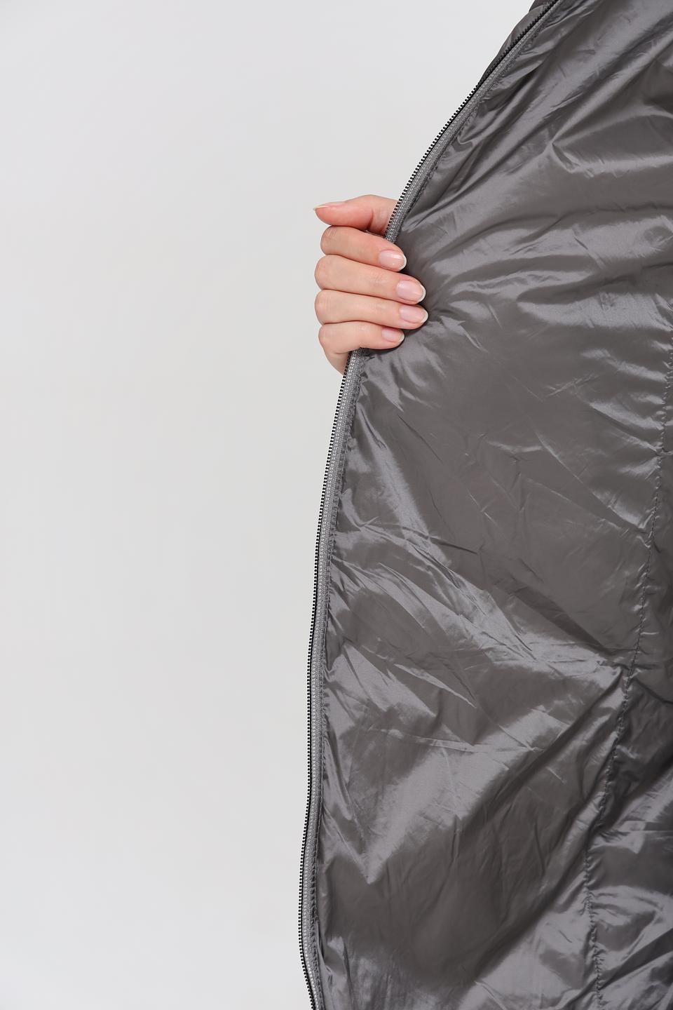 Жилет Lebek стеганый серый