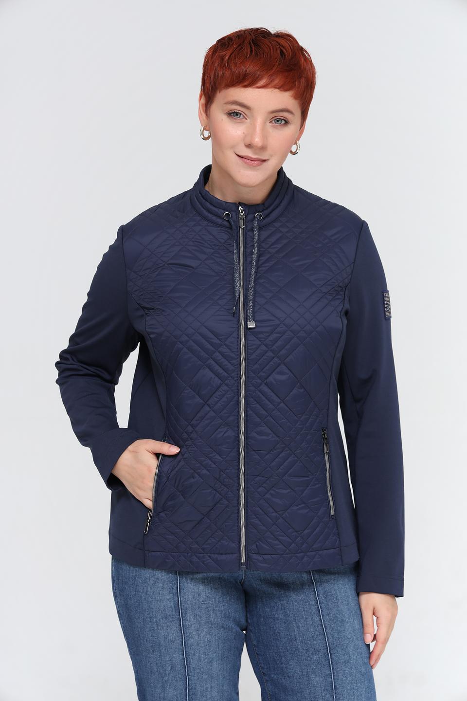 Жакет Rabe collection стеганый синий
