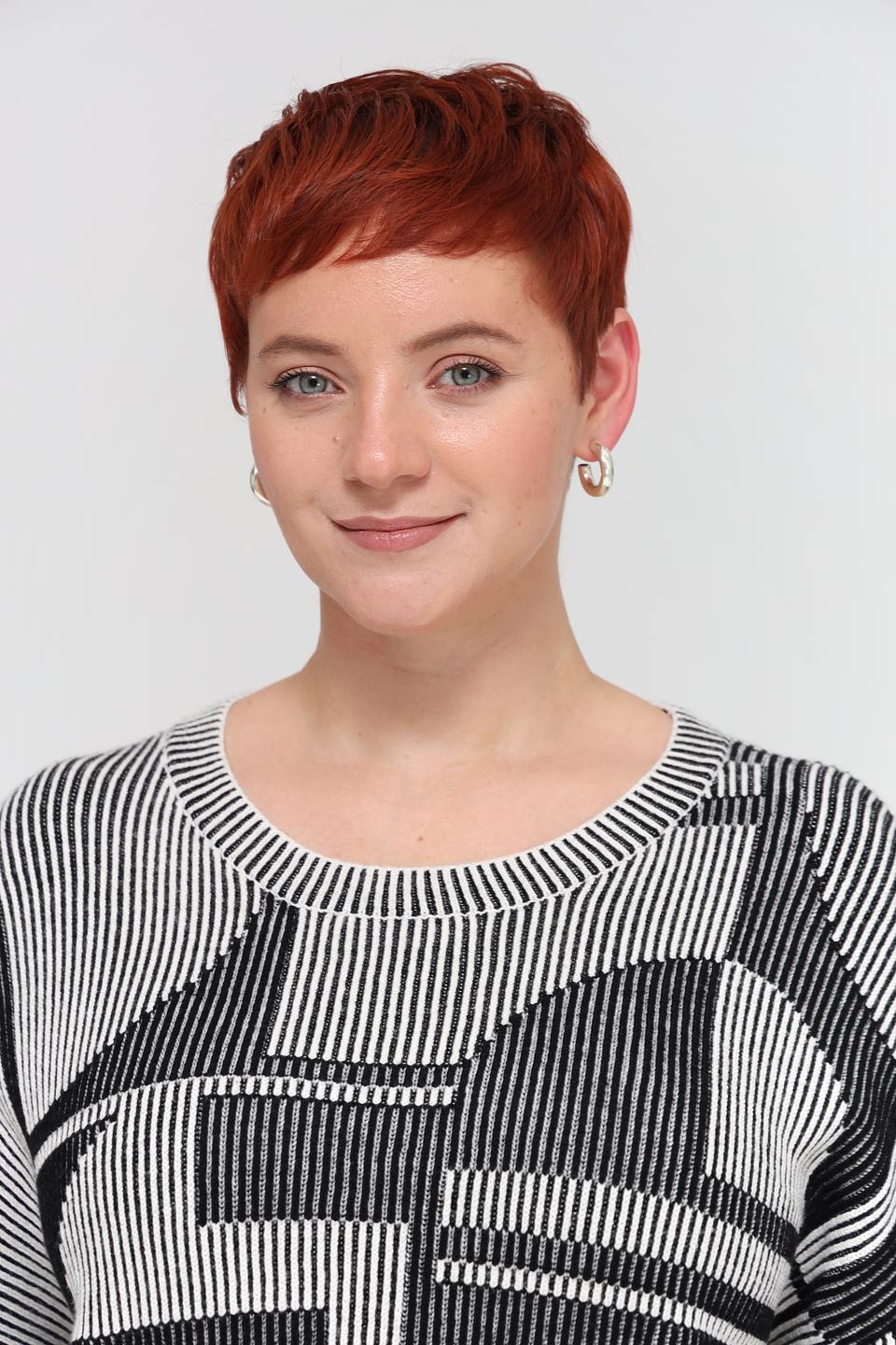 Пуловер Miss Lagotte в полоску