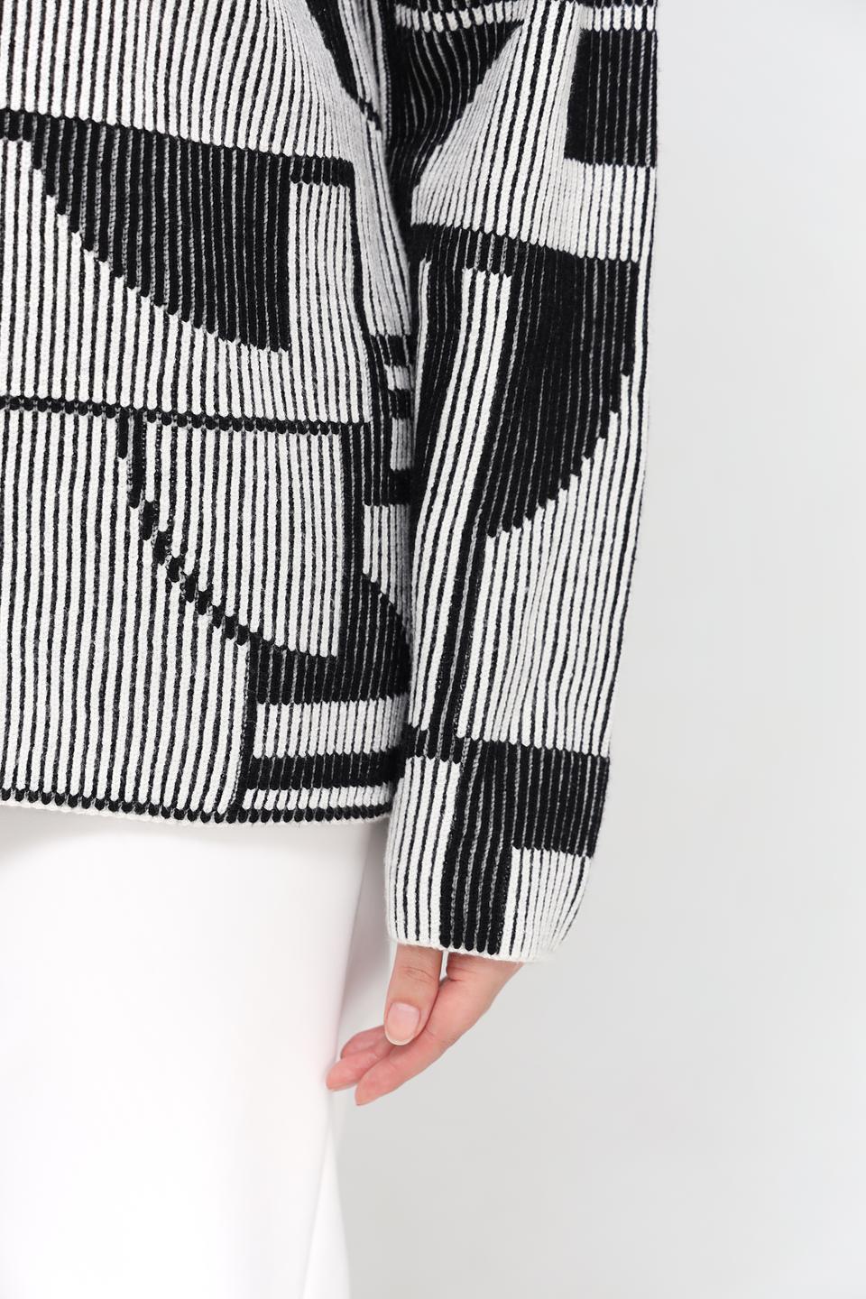 Пуловер Miss Lagotte в полоску