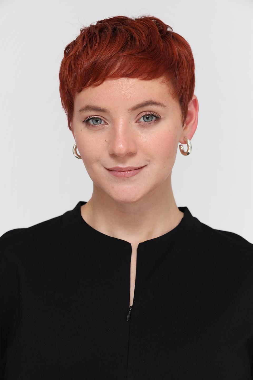 Блуза UNQ с молнией черная