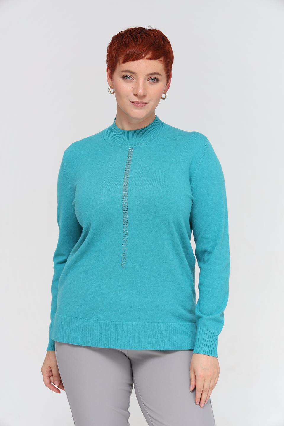 Пуловер Barbara Lebek бирюзовый