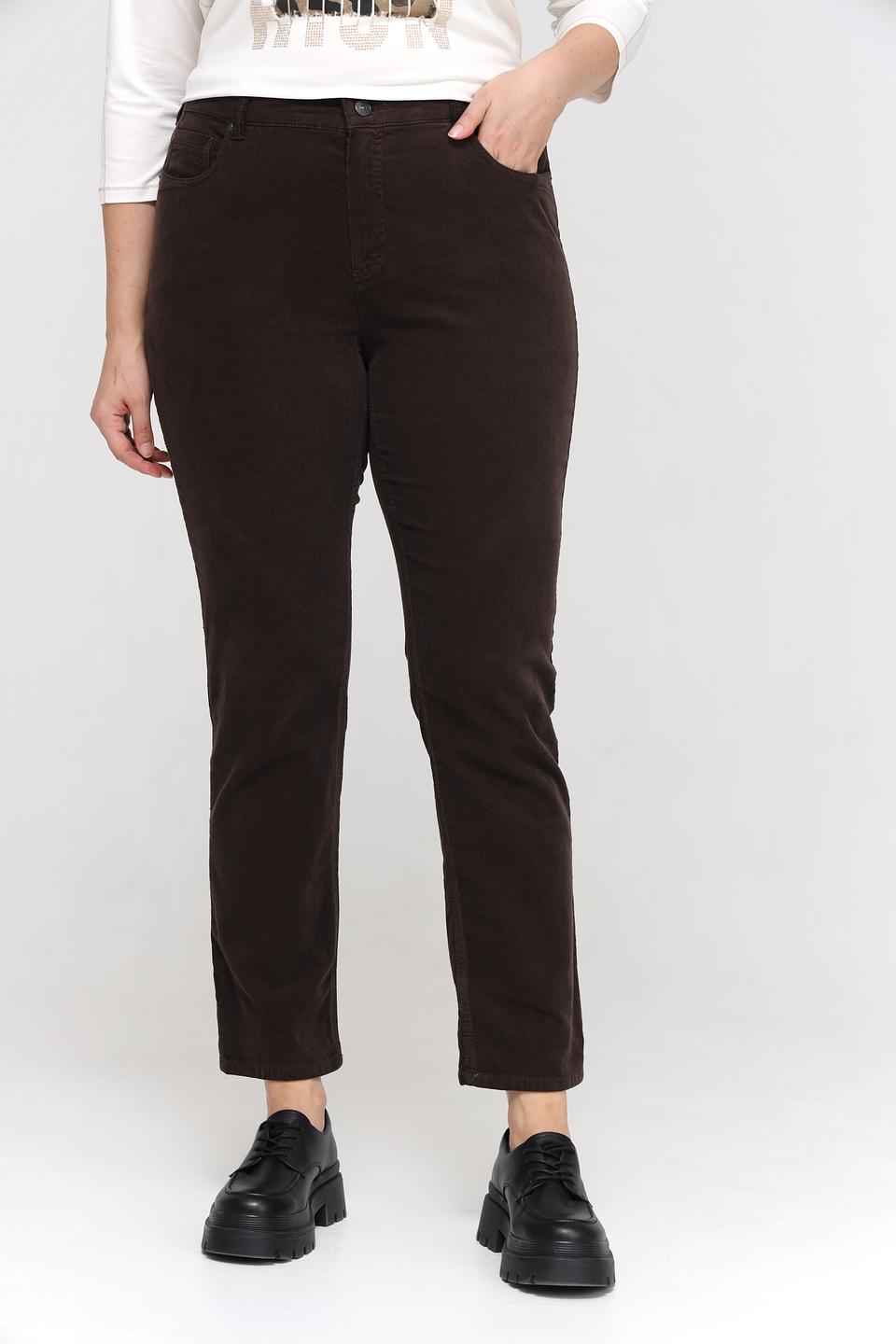 Брюки классические Anna Montana коричневые