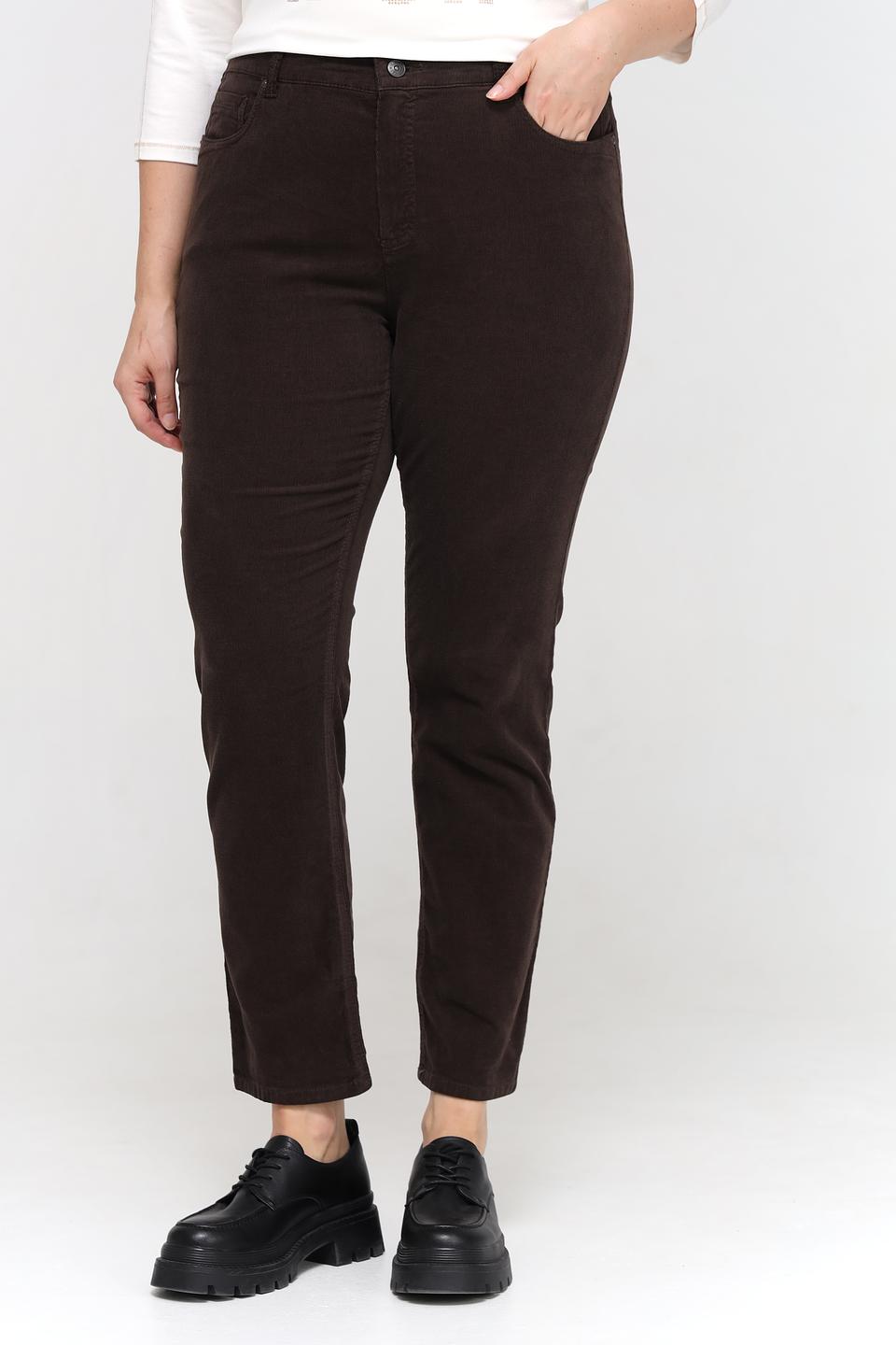 Брюки классические Anna Montana коричневые