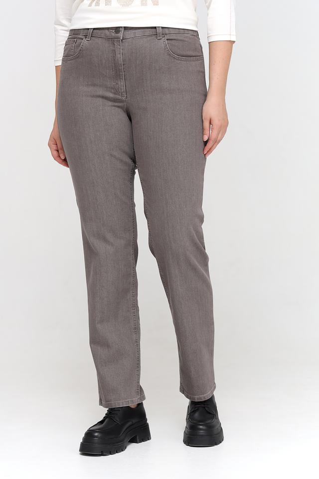 Джинсы ZRS серые прямые