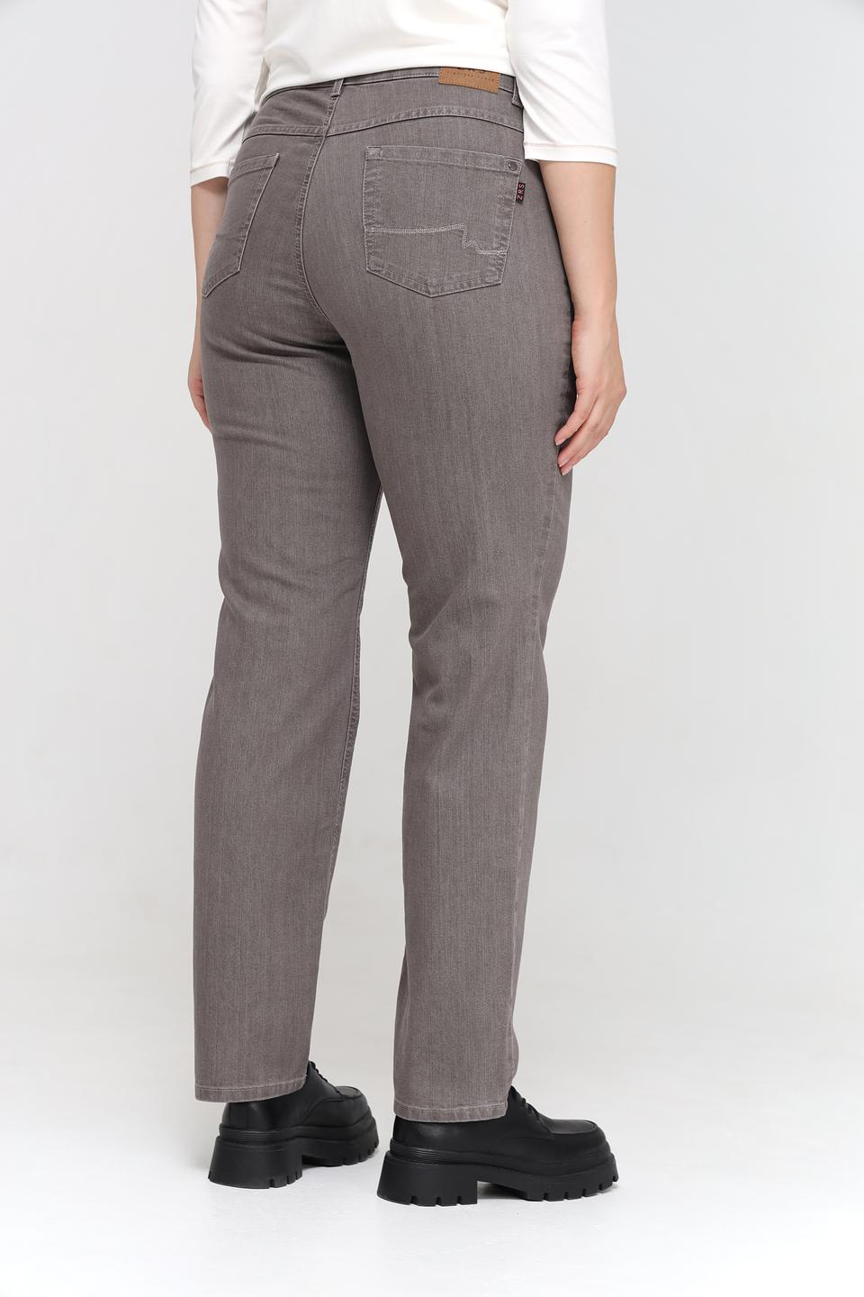 Джинсы ZRS серые прямые